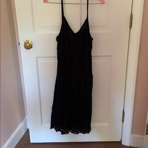 Navy blue summer dress form loft.